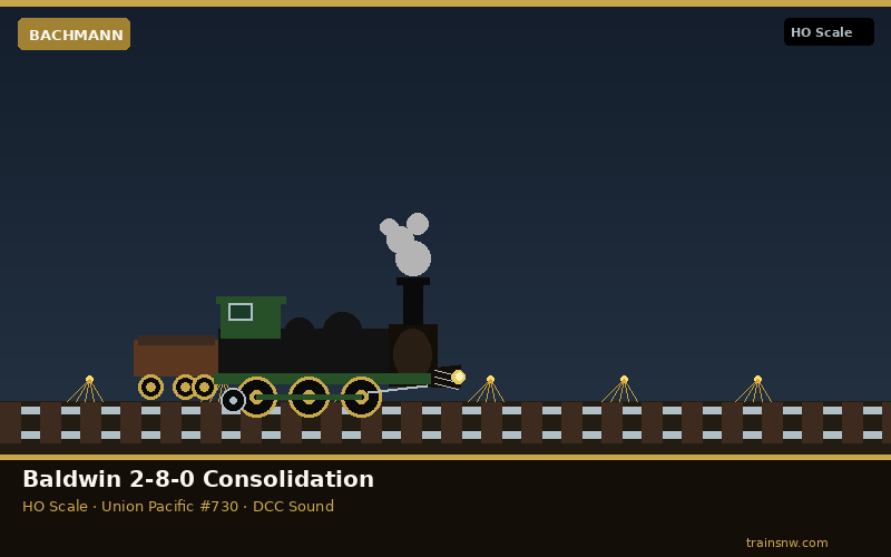 Bachmann Baldwin 2-8-0 Consolidation